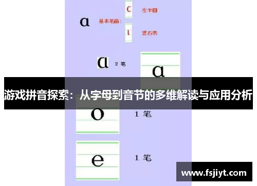 游戏拼音探索：从字母到音节的多维解读与应用分析